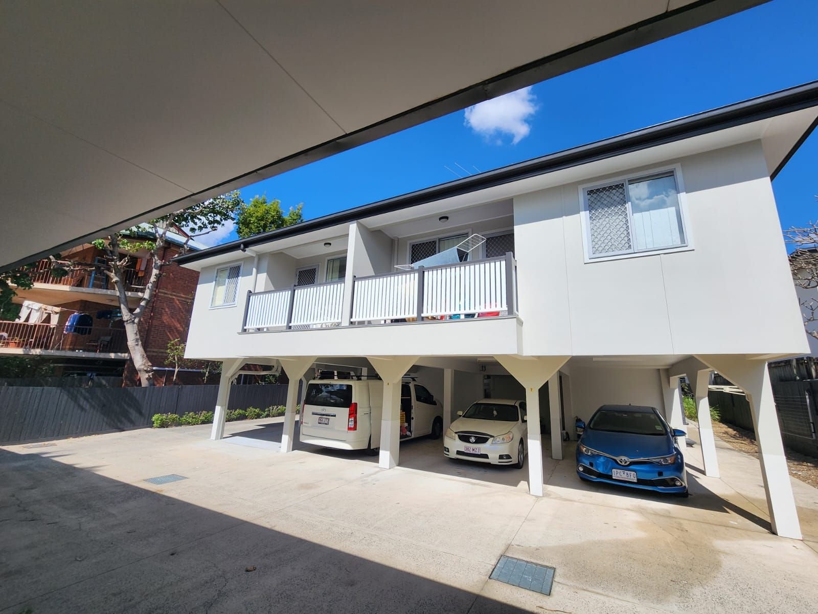 Eight-unit residential complex after a full exterior repaint